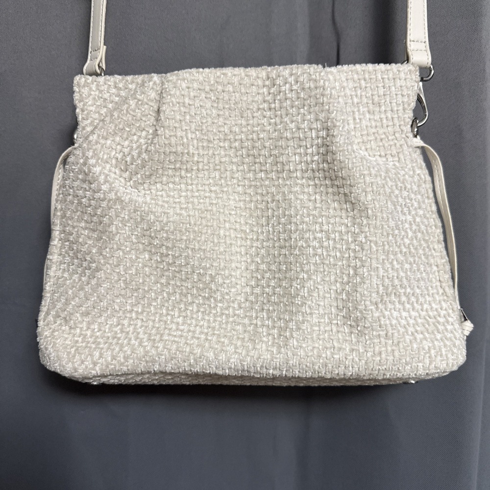 NWOT Macy's On 34th Bradlie soft woven fabric small shoulder crossbody bag